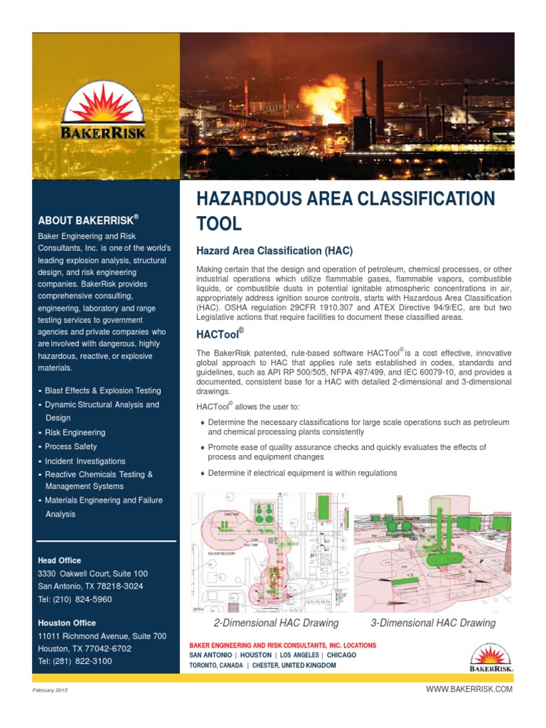 Hazardous Area Classification Tool PDF Hazards Occupational
