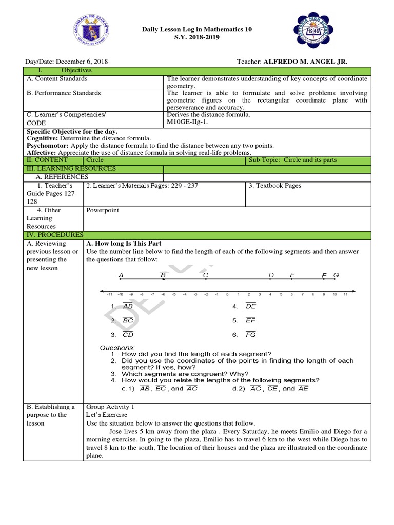 COT 2 Distance Geometry