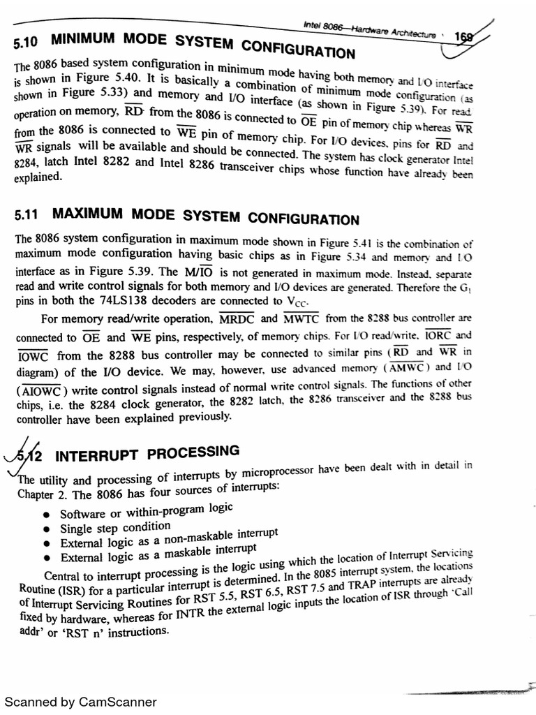 8086 Interrupts | PDF