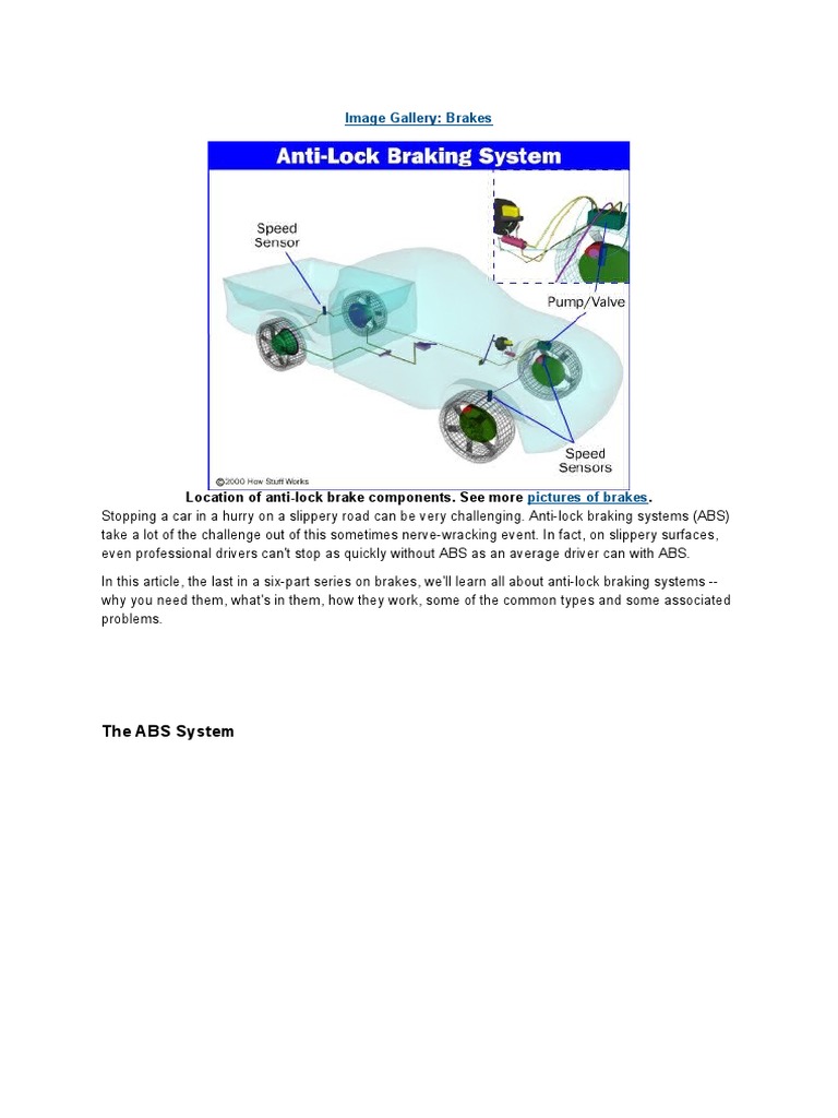 Understanding Anti-Lock Braking Systems | PDF | Microsoft | Anti Lock ...