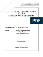 Vdocuments - Site Haccp-Plan-Chicken-Nugget PDF