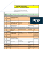 SmartPlant Instrumentation installation checklist