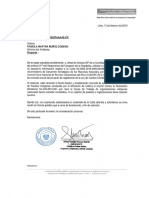 Oficio al Minam por exclusión de la CUNARC-P del proceso de consulta para reglamento de la Ley de Cambio Climático