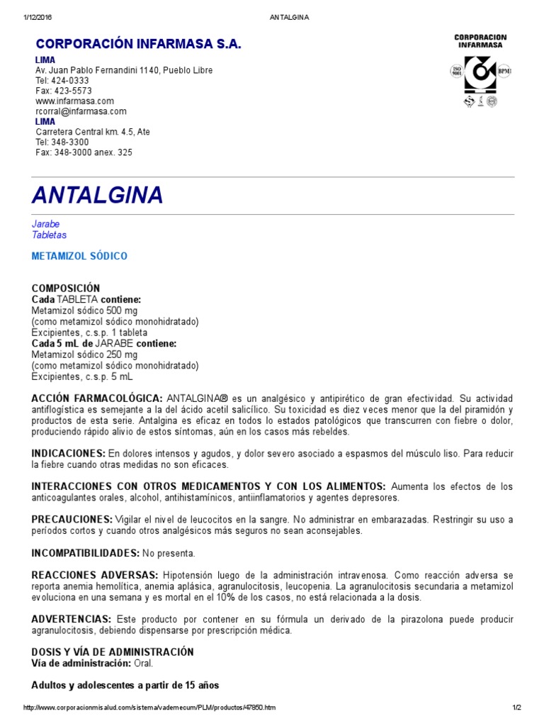 Antal Gina | PDF | Aspirina | Drogas