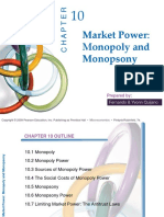 Market Power: Monopoly and Monopsony: Prepared by