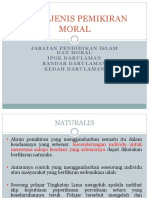 Jenis-Jenis Pemikiran Moral