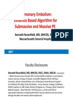 Pulmonary Embolism - Evidence Based Algorithm