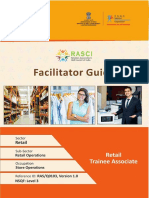 Facilitator Guide To Retail Trainee Associate