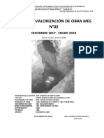 Informe Completo Valorizacion de Obra #02