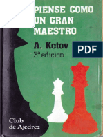 10piense Como Un Gran Maestro (Alexander Kotov) PDF