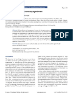 The Clinics of Acute Coronary Syndrome