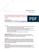 Evaluación Municipio de Querétaro Por Standar & Poor