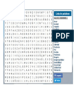 Sopa Letra Valores