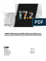 ANSYS Mechanical APDL Element Reference