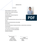 Curriculum Vitae Yordi