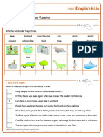 Short Stories British Tales Nessie the Loch Ness Monster Worksheet