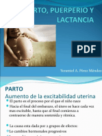 Parto, Puerperio y Lactancia