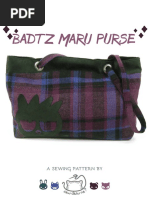 Badtz Maru Purse Sewing Pattern PDF