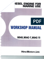 Hino W04 engine Diesel Manual