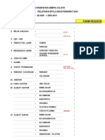 Biodata Peserta BTCLS Bagi Perawat Gigi 27 Nop - 1 Des 2017