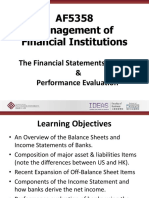 Assessing Banks' Performance by Using Financial Statements