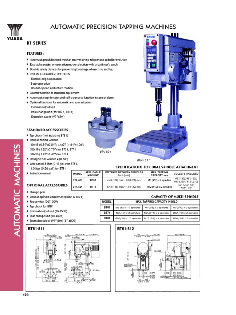 BT Tappers PDF | PDF | Gear | Machines