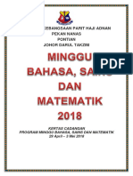 Kertas Kerja Minggu Bahasa Sains Mate 2018