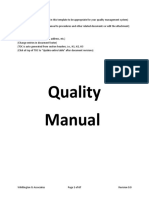 Draft Quality Manual IATF 16949 Version 0.0
