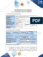 Guía de Actividades y Rúbrica de Evaluación - Fase 3 - Desarrollar y Presentar Primera Fase Situación Problema