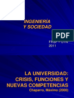 La Universidad Crisis Funciones y Nuevas Competencias