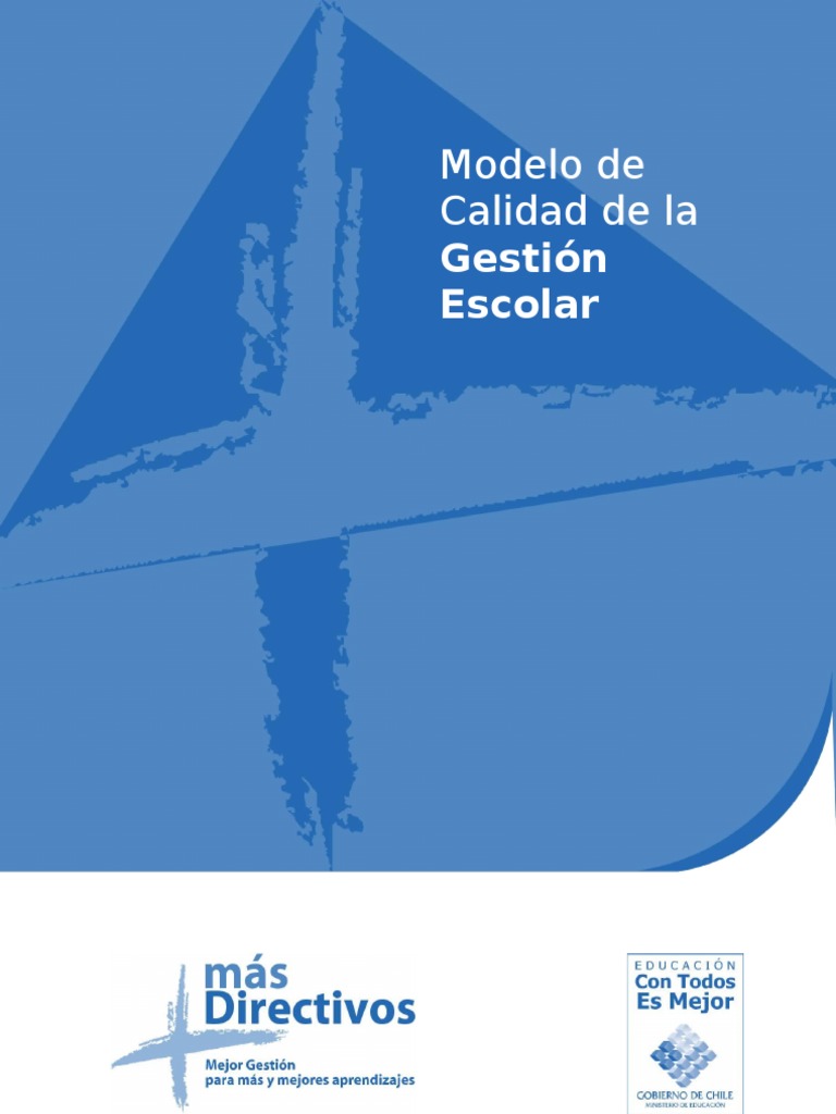 Modelo de Calidad en Gestión Escolar | PDF | Evaluación | Maestros