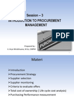 Part 3 - Procurement Management and Negotiation