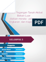 Kelompok 2 (Distribusi Tegangan Tanah Akibat Beban Merata)