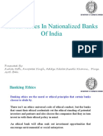 Ethical Issues in Nationalized Banks of India