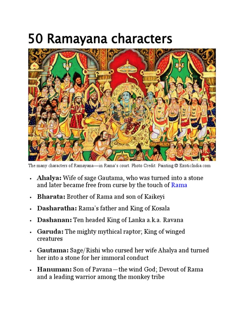 50 Ramayana | PDF | Ramayana | Rama