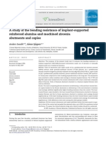 A Study of the Bending Resistance of Implant Supported Reinforced Alumina and Machined Zirconia Abutments and Copies