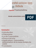 Osmométrie 