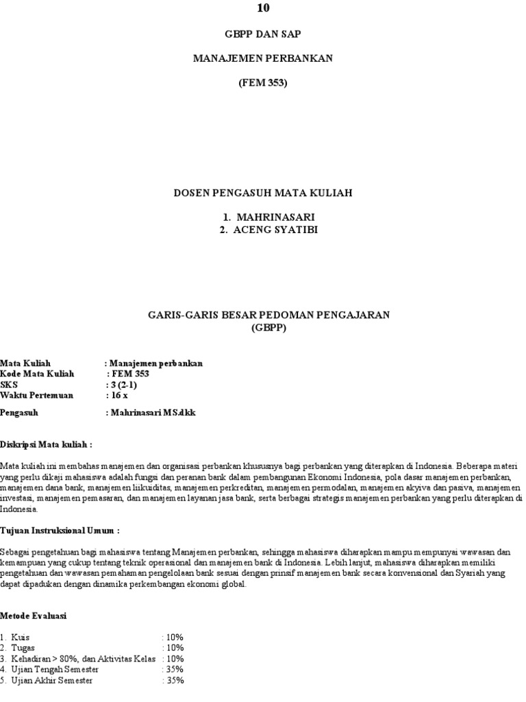 Manajemen Perbankan Kasmir Pdf