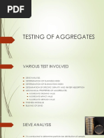 Testing of Aggregates