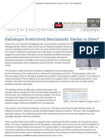 Radiologist Productivity Benchmarks_ Slacker or Slave_ - Axis Imaging News