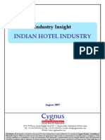 Industry Insight-Indian Hotel Industry - Final-14 8 07 by Cygnus