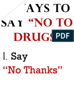 9 Ways to Say No to Drugs: Just Say No Thanks