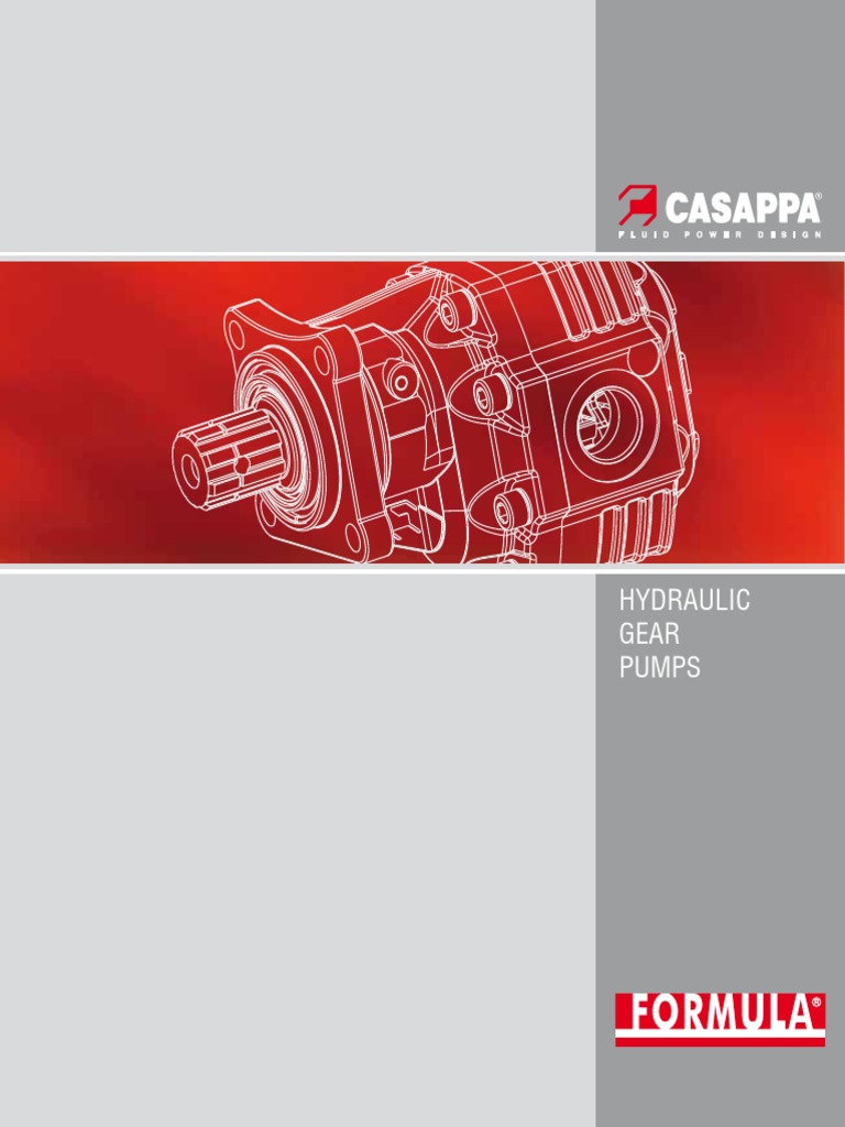 Casappa Hydraulic Gears Pumps PDF Pump Screw