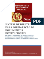 Formatacao Docs Institucionais