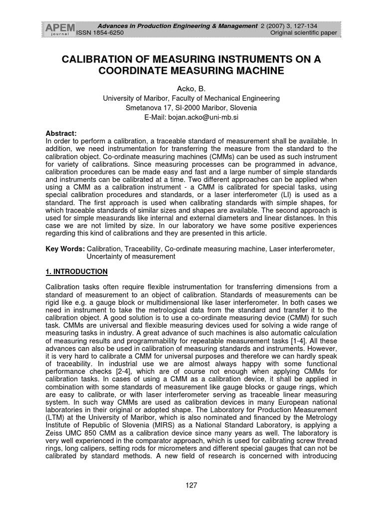 Apem2 3 - 127 134 | PDF | Calibration | Interferometry