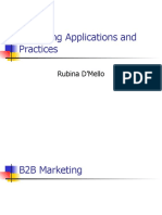 Marketing Applications and Practices: Rubina D'Mello
