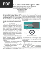 Measurement of The Attenuation of The Op