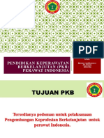 ini mencakup inti dari dokumen tersebut yaitu tentang pedoman pelaksanaan PKB untuk perawat di Indonesia dengan panjang kurang dari