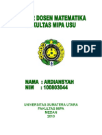 DAFTAR DOSEN Usu