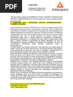 8° SEMESTRE 2019 - PRODUÇÃO TEXTUAL INTERDISCIPLINAR - TURISMO NO BRASIL.